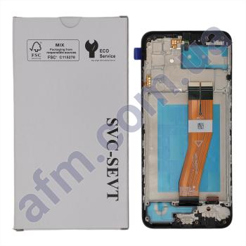 Дисплей Samsung сервісний A025F Galaxy A02S (161*72) чорний GH81-18456A