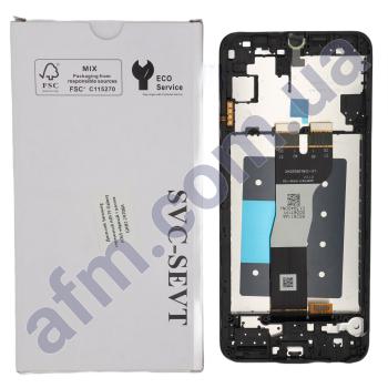 Дисплей Samsung сервісний A057F Galaxy A05S чорний + рамка GH82-29706A