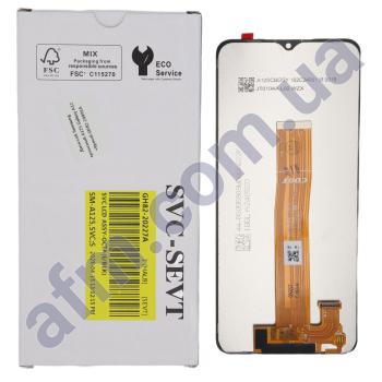 Дисплей Samsung сервісний A125 Galaxy A12 чорний GH82-24491A