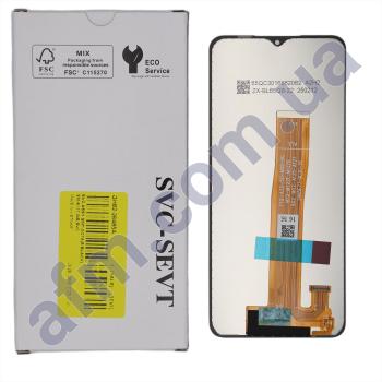 Дисплей Samsung сервісний A127 Galaxy A12 2021 чорний GH82-26485A