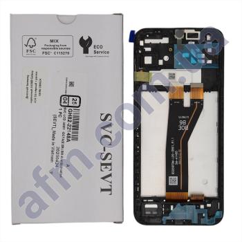 Дисплей Samsung сервісний A146B Galaxy A14 5G чорний + рамка GH96-18462A