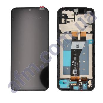 Дисплей Samsung сервісний A146B Galaxy A14 5G чорний + рамка GH96-18462A