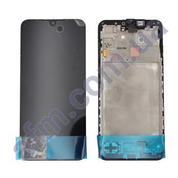 Дисплей Samsung сервісний A166 Galaxy A16 5G 2024 чорний + рамка GH82-36143A