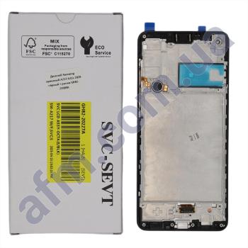 Дисплей Samsung сервісний A217 A21s 2020 чорний + рамка GH82-23089A