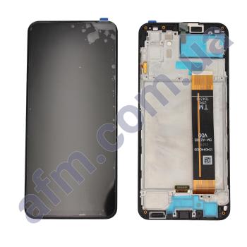 Дисплей Samsung сервісний A236F Galaxy A23 5G чорний + рамка GH82-29734