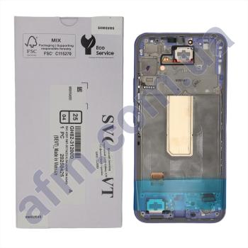 Дисплей Samsung сервісний A346 Galaxy A34 5G фіолетовий + рамка GH82-31200D