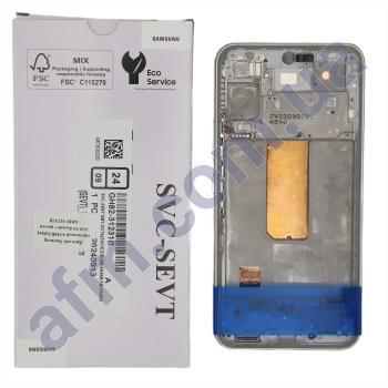 Дисплей Samsung сервісний A546B Galaxy A54 5G білий + рамка GH82-31232B