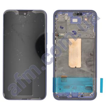 Дисплей Samsung сервісний A546B Galaxy A54 5G фіолетовий + рамка GH82-31232D