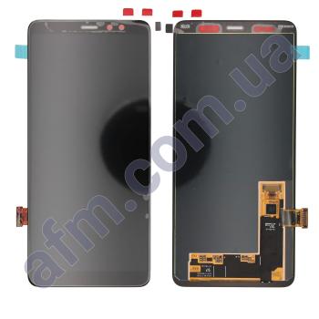 Дисплей Samsung сервісний A730 A8 Plus 2018 чорний GH97-21534A!