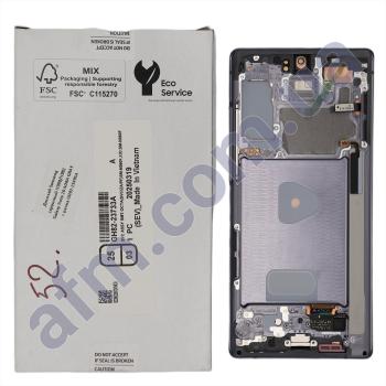Дисплей Samsung сервісний N980/ N981 Galaxy Note 20 AURA GRAY + рамка GH82-23495A