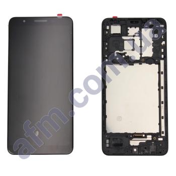 Дисплей Samsung A013F Galaxy A01 Core чорний + рамка