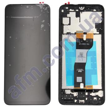 Дисплей Samsung A057F Galaxy A05s чорний + рамка