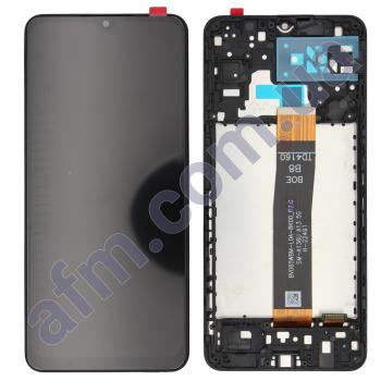 Дисплей Samsung A136B Galaxy A13 5G чорний + рамка!