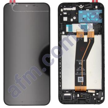 Дисплей Samsung A146B Galaxy A14 5G чорний + рамка