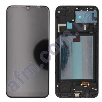 Дисплей Samsung A205F Galaxy A20 TFT INCELL чёрный + рамка