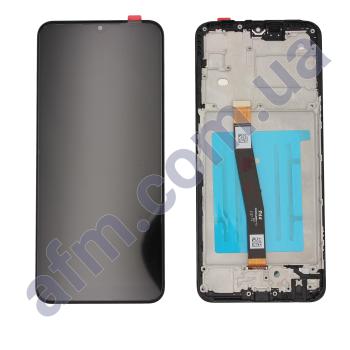 Дисплей Samsung A226B Galaxy A22 5G чёрный + рамка