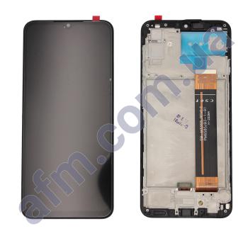 Дисплей Samsung A235F Galaxy A23 INCELL чёрный + рамка