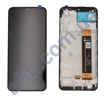 Дисплей Samsung A236B Galaxy A23 5G чёрный + рамка