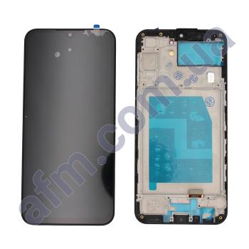 Дисплей Samsung A245F Galaxy A24 4G OLED чорний + рамка