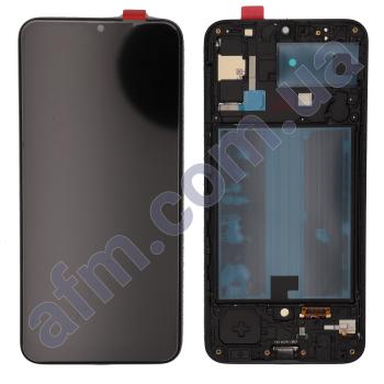 Дисплей Samsung A307F Galaxy A30s TFT INCELL чёрный + рамка