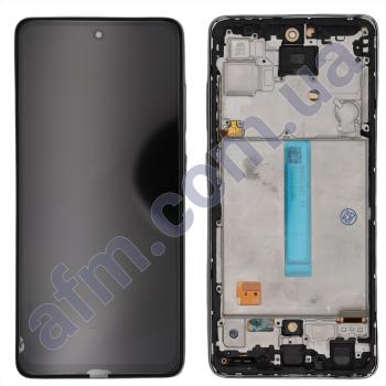 Дисплей Samsung A525F Galaxy A52 / A526B INCELL чорний + рамка