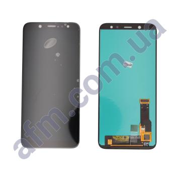 Дисплей Samsung A600F Galaxy A6 2018 OLED чорний