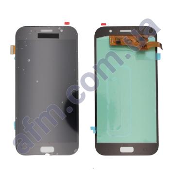 Дисплей Samsung A720F Galaxy A7 2017 OLED (Small LCD) чорний