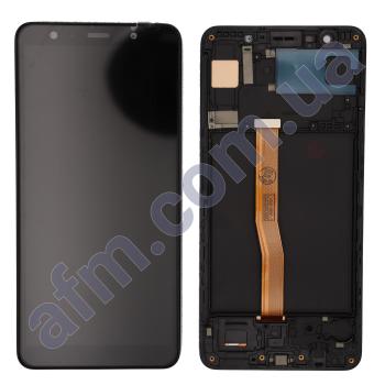 Дисплей Samsung A750F Galaxy A7 2018 TFT INCELL чорний + рамка