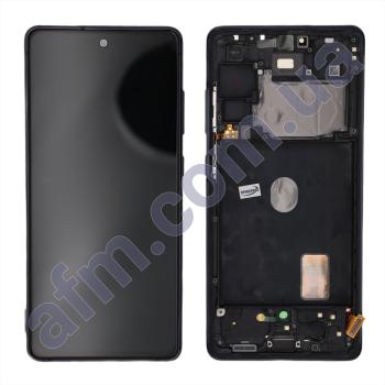 Дисплей Samsung G780 Galaxy S20 FE OLED чёрный + рамка