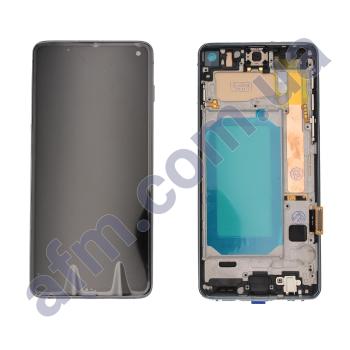 Дисплей Samsung G973F Galaxy S10 TFT чорний + рамка