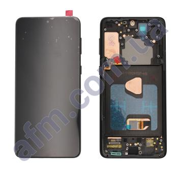 Дисплей Samsung G996B Galaxy S21 Plus OLED чёрный + рамка