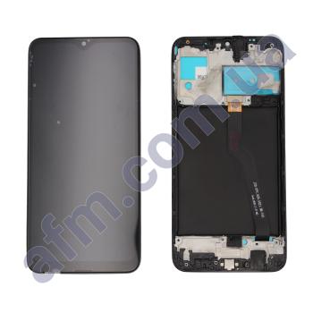 Дисплей Samsung M105 Galaxy M10 2019 чорний + рамка