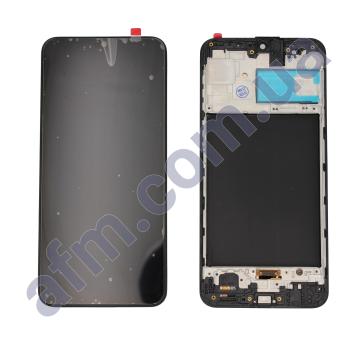 Дисплей Samsung M215F Galaxy M21/ M305F/ M315F OLED чорний + рамка
