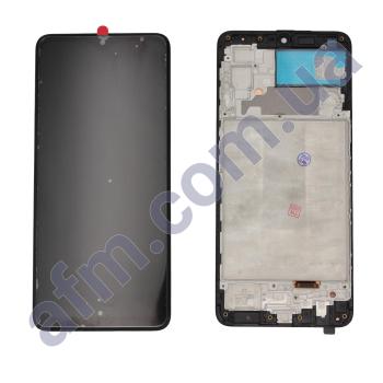 Дисплей Samsung M225F Galaxy M22/ E225F OLED (Small LCD) чорний + рамка
