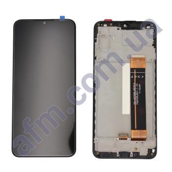 Дисплей Samsung M236 Galaxy M23 5G/ M336B чёрный + рамка