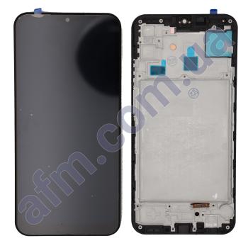 Дисплей Samsung M317 Galaxy M31s OLED (Small LCD) чорний + рамка