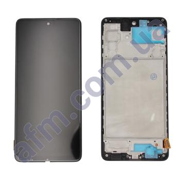 Дисплей Samsung M515F Galaxy M51 INCELL чорний + рамка