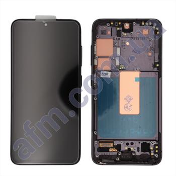 Дисплей Samsung S911B Galaxy S23 IPS чорний + рамка