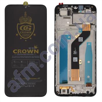 Дисплей Tecno Pop 6 Pro BE8 чорний + рамка