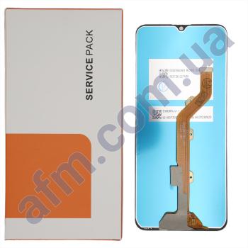 Дисплей Tecno Spark 4 KC2/ KC8/ Camon 12 CC7/ Infinix Hot 8 X650 чорний оригінал в упаковці