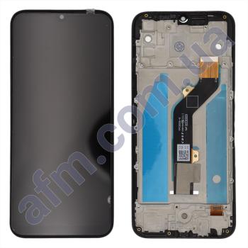 Дисплей Tecno Spark 6 Go (KE5/ KE5J)/ Spark Go 2020 (KE5S) чорний + рамка