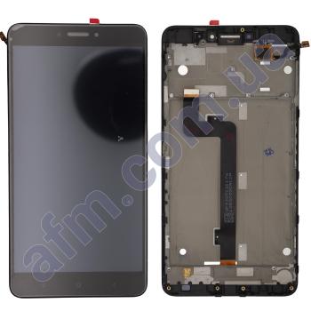 Дисплей Xiaomi Mi Max 2 чорний + рамка