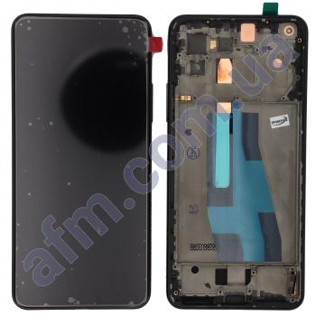Дисплей Xiaomi Mi11 Lite 4G/ Mi 11 Lite 5G/ 11 Lite 5G NE AMOLED чорний + рамка