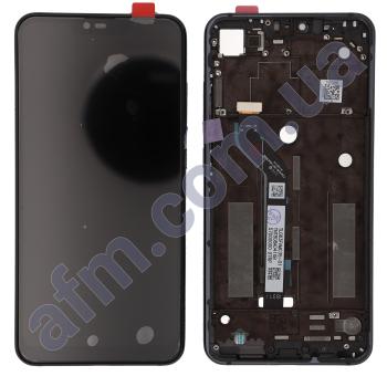 Дисплей Xiaomi Mi8 Lite/ Mi8x чорний + рамка