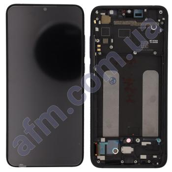 Дисплей Xiaomi Mi9 Lite/ CC9 OLED чорний + рамка