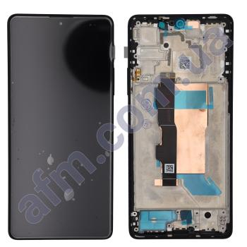 Дисплей Xiaomi Poco F5 Amoled чёрный + рамка