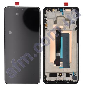 Дисплей Xiaomi Poco X6 Pro 5G AMOLED чорний + рамка