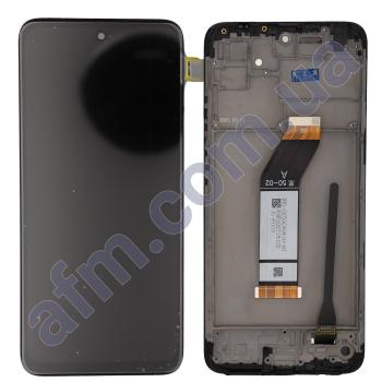 Дисплей Xiaomi Redmi 10 Prime 2021 чорний + рамка