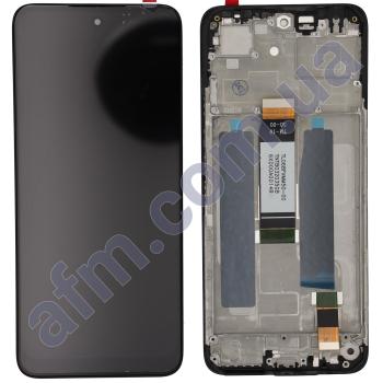 Дисплей Xiaomi Redmi 13 чёрный + рамка