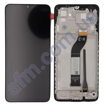 Дисплей Xiaomi Redmi 13C/ Poco C65 чорний + рамка